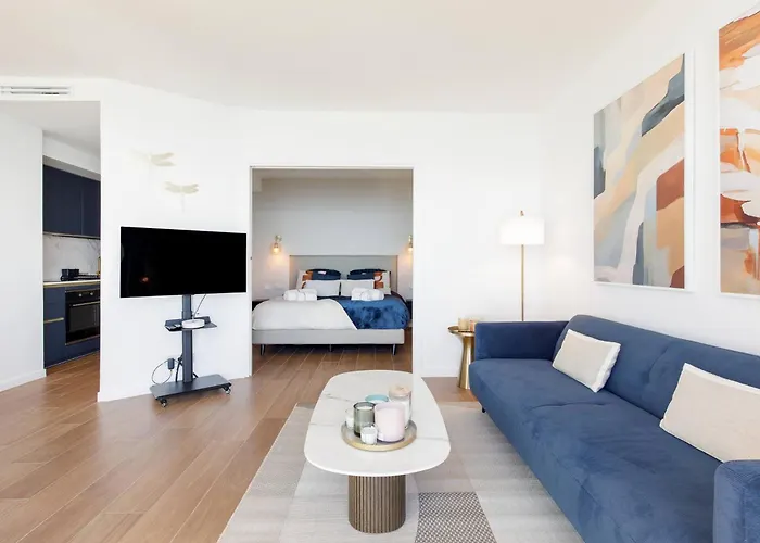 Les Pins Luxueuse Front De Lejlighed *